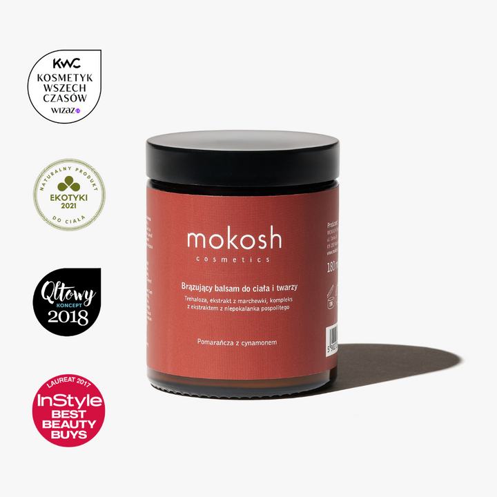 Brązujący balsam do ciała i twarzy Pomarańcza z cynamonem 180 ml