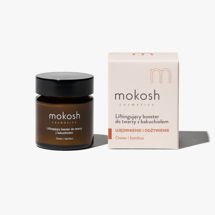 Liftingujący booster do twarzy z bakuchiolem Owies i bambus 30 ml