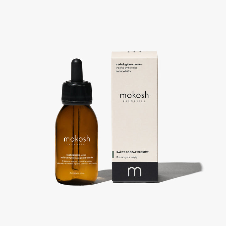Trychologiczne serum - wcierka stymulująca porost włosów Rozmaryn z miętą 90ml