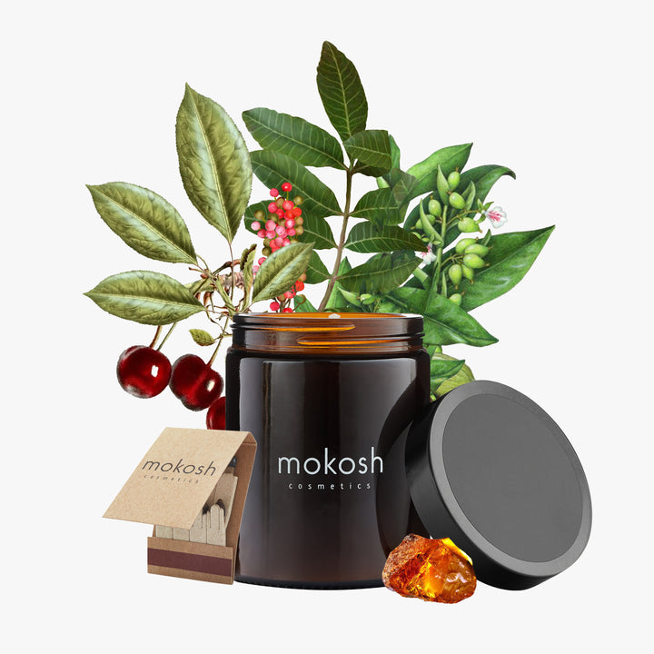 Świeca Czereśnia z bursztynem 180 ml | 140 g