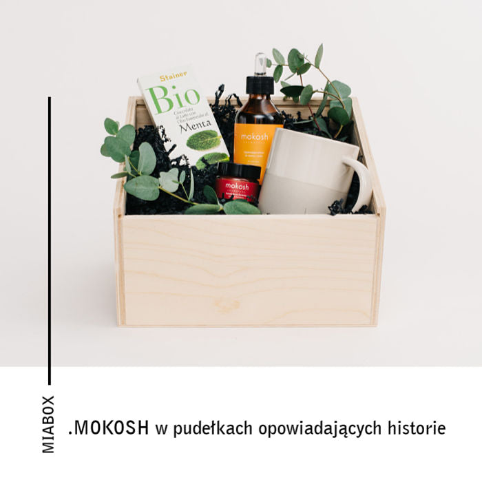 Kosmetyki naturalne MOKOSH w pudełkach MIA BOX
