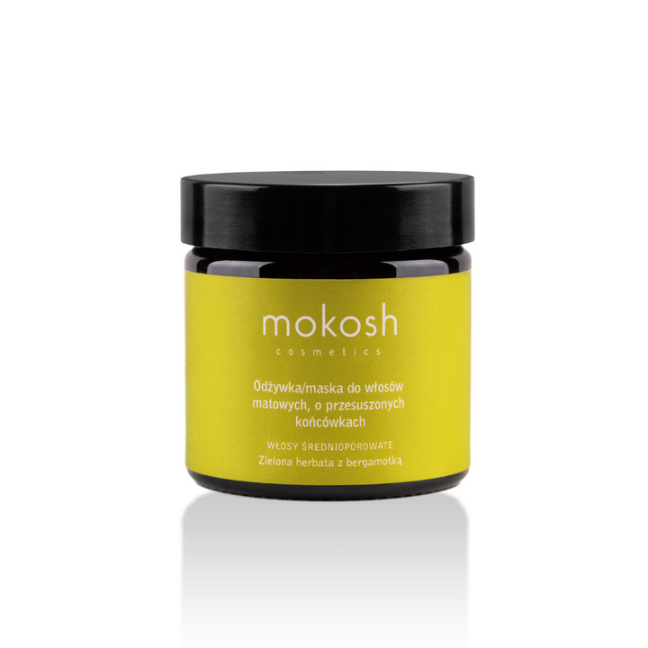 Odżywka/maska do włosów matowych, o przesuszonych końcówkach - Zielona herbata z bergamotką 60ml