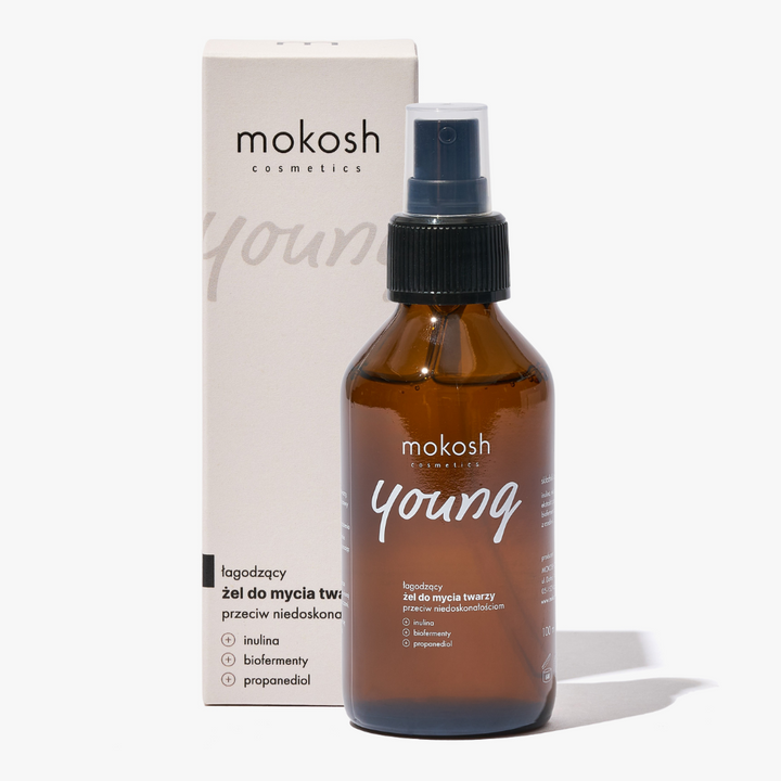 Young | KROK 1 | Łagodzący żel do mycia twarzy przeciw niedoskonałościom 100ml