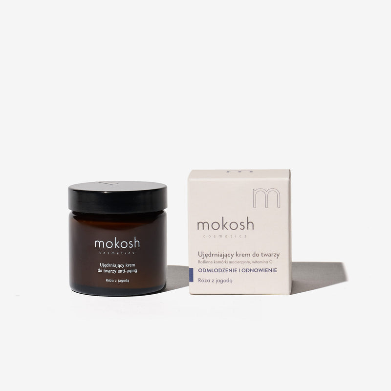 Ujędrniający krem do twarzy anti-aging Róża z jagodą 60 ml