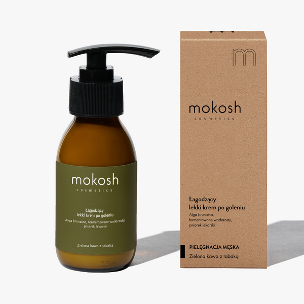 Łagodzący lekki krem po goleniu Zielona kawa z tabaką 90ml