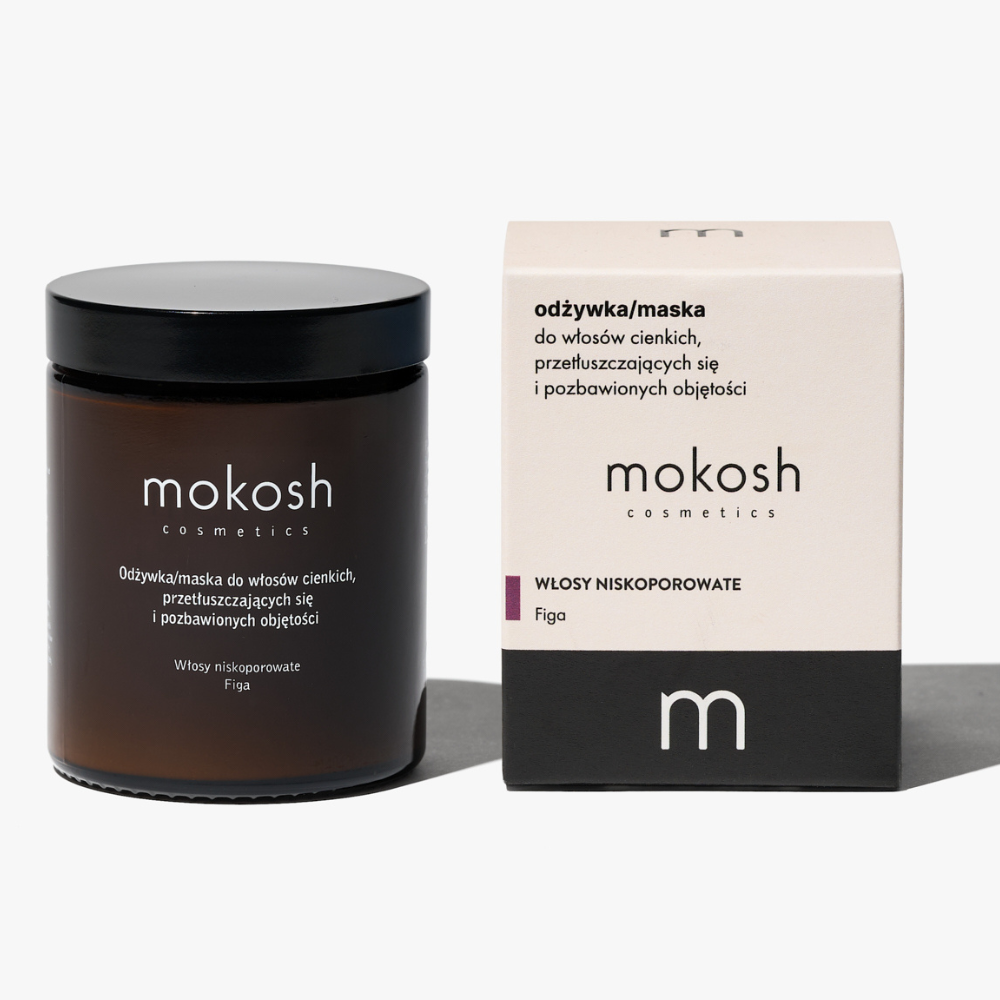 Odżywka/maska do włosów cienkich, przetłuszczających się i pozbawionych objętości  - Figa 180ml