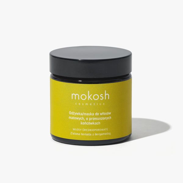 Odżywka/maska do włosów matowych, o przesuszonych końcówkach - Zielona herbata z bergamotką 60ml