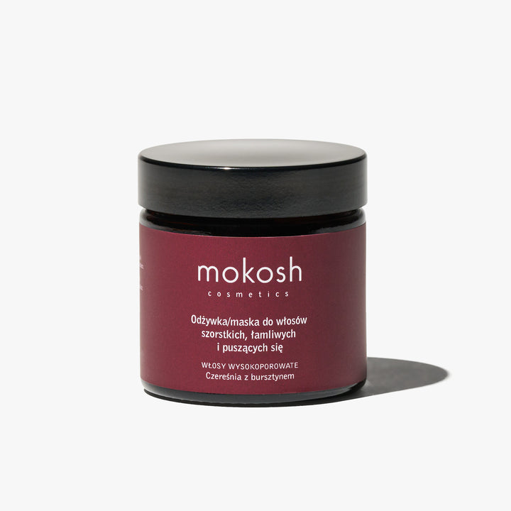 Odżywka/maska do włosów szorstkich, łamliwych i puszących się - Czereśnia z bursztynem 60ml