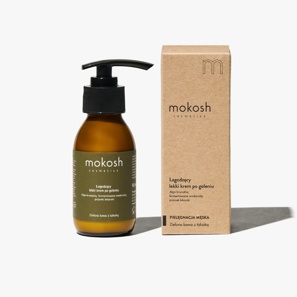 Łagodzący lekki krem po goleniu Zielona kawa z tabaką 90ml