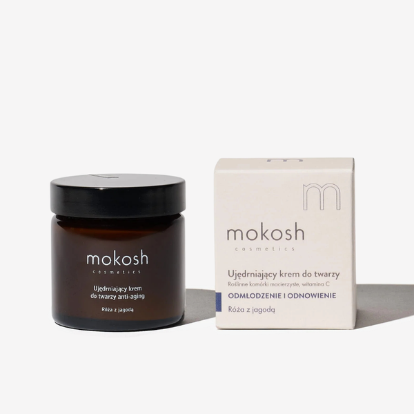 Ujędrniający krem do twarzy anti-aging Róża z jagodą 60 ml