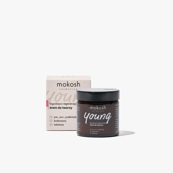 Young | Krok 4 |  Łagodząco-regenerujący krem do twarzy 60ml