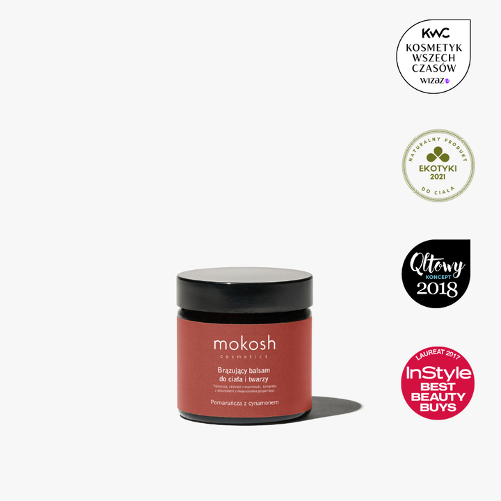 Brązujący balsam do ciała i twarzy Pomarańcza z cynamonem 60 ml