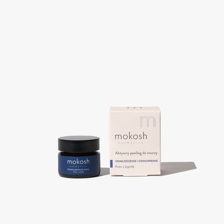 Aktywny peeling do twarzy Róża z jagodą 15 ml